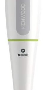 Kenwood Hand Blender, One Speed Mixer with Turbo, Triblend Wand, Anti-splash, 600W, HDP100WG, White
