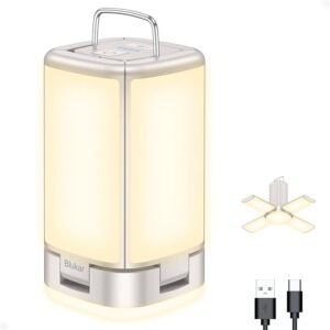 Blukar Camping Lantern Rechargeable, Camping Lights Lamp for Tent, 7 Light Modes - Super Bright 116 LED,