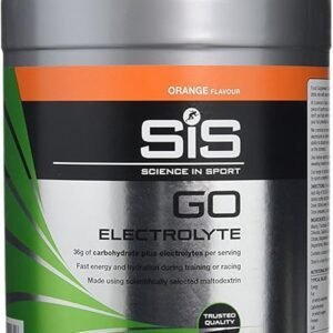 Science In Sport GO Electrolyte Powder Energy Drinks, High Carbohydrates and Sodium, Orange Flavour, 32 Servings Per 1.6kg