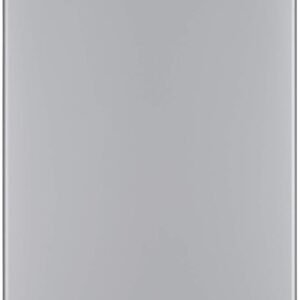 Cookology UCIF93 Undercounter Freestanding Fridge 93 Litre Capacity, Features an Adjustable Temperature Control and Legs, Reversible Door and Chiller Box - in Silver [Energy Class F]