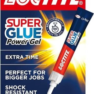 Loctite Super Glue Power Gel 20g, All Purpose Adhesive for Repairs, Super Strong Clear Glue for Various Materials, Superglue for Precise Repairs, 1 x 20g (Packing May Vary)