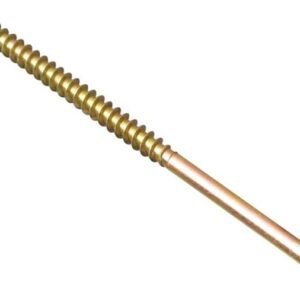 ForgeFix Multi-Purpose Single Thread Screws | 5.0 x 100mm | Zinc Yellow Passivated | Box 100