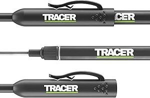 Tracer Long Nib Marker Pens, Marker Pens for Deep Hole Marking with Holster and Built in Trouser/Shirt Clip. Pack of 2