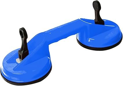 Silverline Double Suction Pad 70kg (675088), Blue