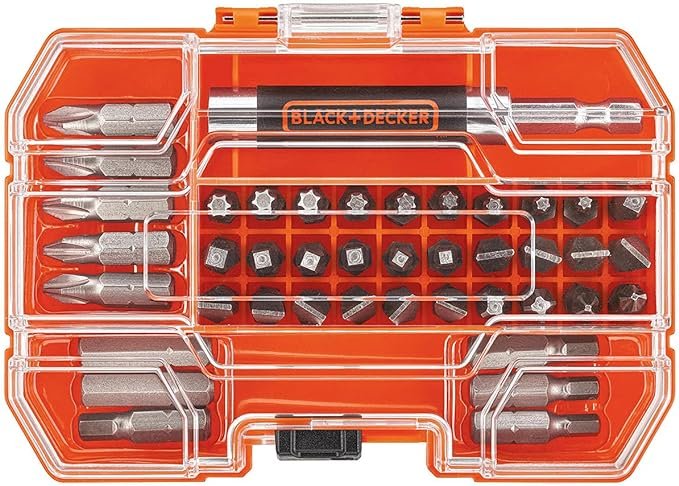 BLACK+DECKER BDA42SD 42-Piece Standard Screwdriver Bit Set