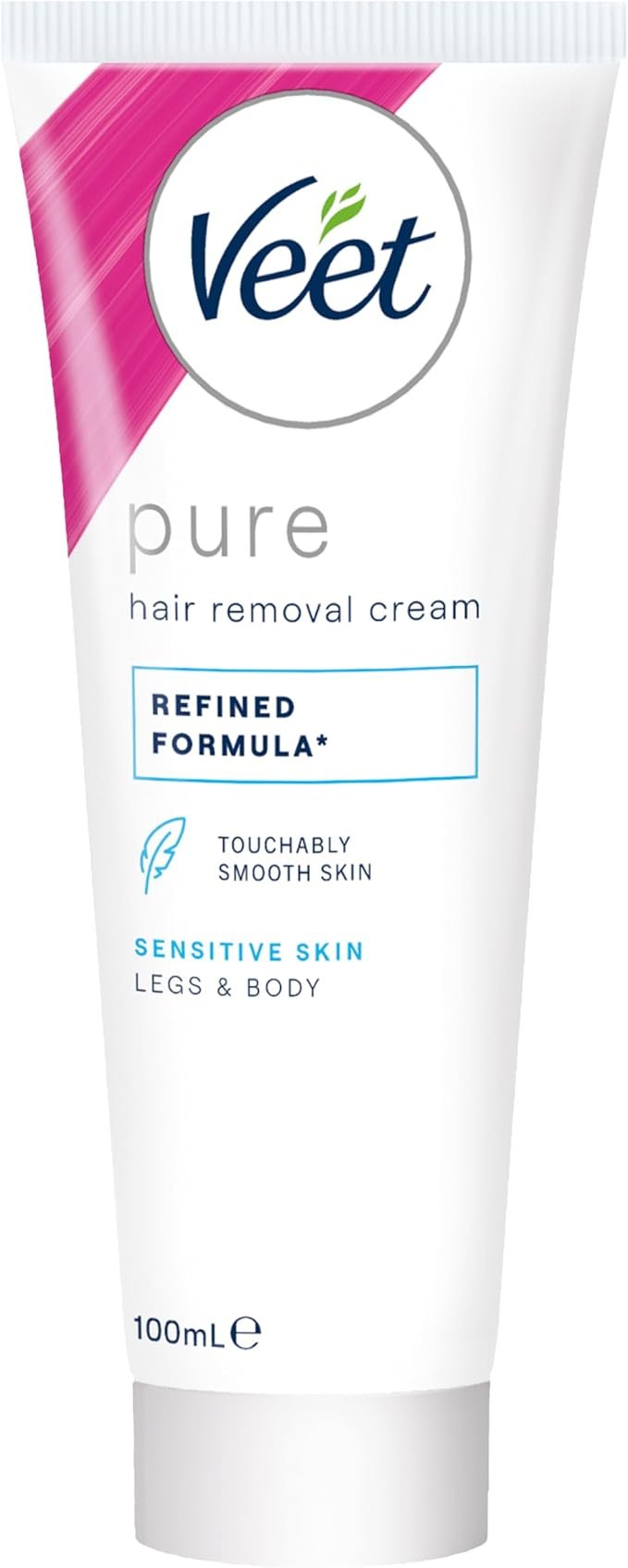 Veet Pure Hair Removal Cream Legs & Body Sensitive 100ml