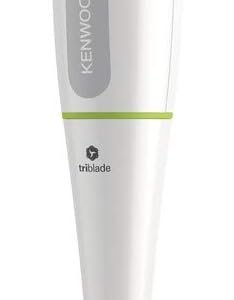 Kenwood Hand Blender, One Speed Mixer with Turbo, Triblend Wand, Anti-splash, 600W, HDP100WG, White
