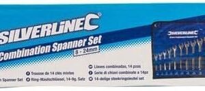 Silverline SP50 Combination Spanner Set 14pce 8 - 24 mm