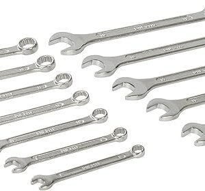 Silverline Combination Metric Spanner Set 12 Pieces 8-19mm (SP1236)