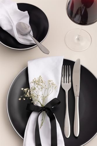 Viners Eden 44 Piece 18/10 Silver Stainless Steel Cutlery Set in Wooden Gift Box