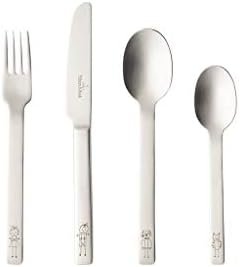 Villeroy & Boch - One Child’s Cutlery, Playful Stainless Steel Cutlery Set with Figures on The Handle, Stainless and Dishwasher Safe, 4 Part
