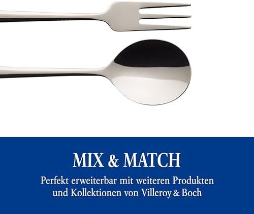 Villeroy & Boch - Daily Line Specials Spaghetti Set, 4 pt., cutlery set consisting of spoon and fork, stainless steel, 265x85x30mm, dishwasher safe