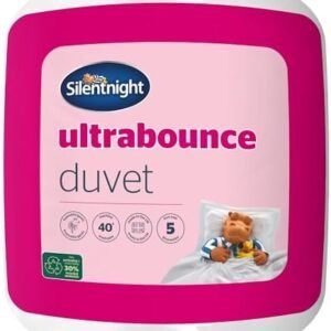 Silentnight Ultrabounce 10.5 Tog Double Duvet – All Year Duvet Quilt Ideal for Summer and Winter – Hypoallergenic and Machine Washable - Double, White
