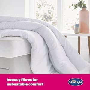 Silentnight Ultrabounce 10.5 Tog Double Duvet – All Year Duvet Quilt Ideal for Summer and Winter – Hypoallergenic and Machine Washable - Double, White