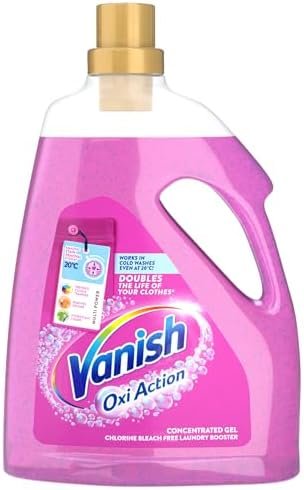 Vanish Gold Oxi Action Gel Stain Remover Fabric Clothes Colour Safe 2250ml