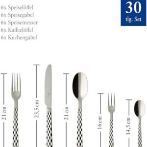 Villeroy & Boch Boston Cutlery for up to 6 Persons, 30-Pieces, Stainless Steel
