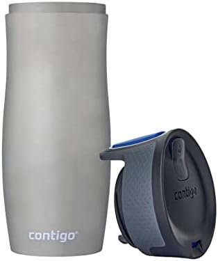 Contigo West Loop Autoseal Travel Mug, Stainless Steel Thermal Mug, Vacuum Flask, Leakproof Tumbler, Coffee Mug with BPA Easy-Clean Lid, 470 ml
