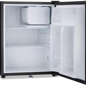 Subcold Eco75 Mini Fridge Black | Table-Top Model | Counter-Top Fridge | Solid Door with Chiller Box | Lock & Key | Energy Efficient (75L)…