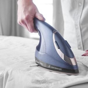 Russell Hobbs Steam Genie 2in1 Handheld Clothes Steamer with Ironing Option, No Ironing Board, Ready to Use in 1m, Power Indicator, 150ml Removable Tank, 3 Attachments, 10m Steam Time, 2000W, 28370