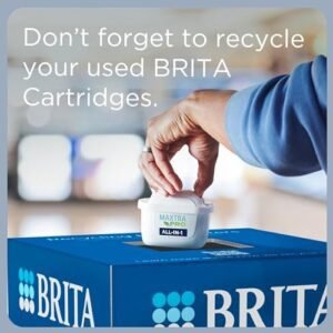 BRITA MAXTRA PRO All-in-1 Water Filter Cartridge 6 Pack (New) - Original BRITA Refill reducing impurities, Chlorine, PFAS, pesticides and limescale for tap Water with Better Taste