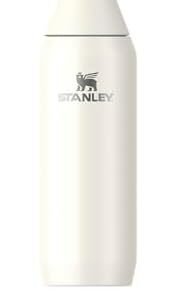 Stanley The All Day Slim Sports Water Bottle 0.6L - Cold For 6 Hours - Iced For 11 Hours - BPA-Free Recycled Stainless Steel - Leakproof - Dishwasher Safe - Cream