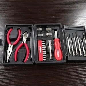 Rolson 36039 25 pc Mini Tri Fold Tool Kit