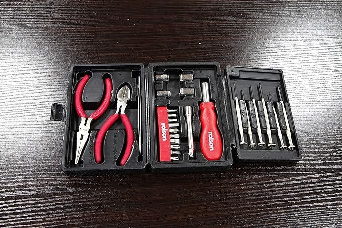 Rolson 36039 25 pc Mini Tri Fold Tool Kit