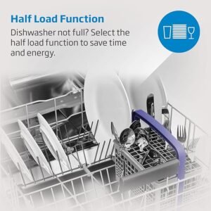 Beko DIN15X20 Full-size Integrated Dishwasher | Black Control Panel 60 cm Full size with 13 Place Setting | x30 Minute Quick Wash Technology [Energy Class E]