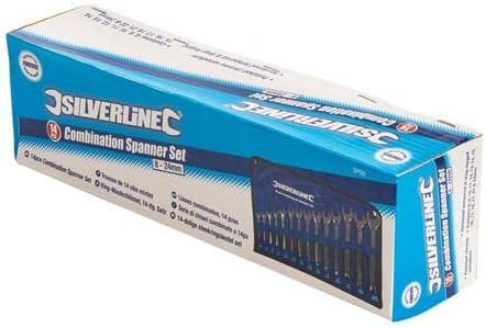 Silverline SP50 Combination Spanner Set 14pce 8 - 24 mm
