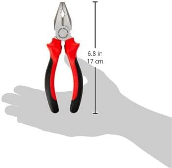 Draper Redline® 3 Piece 160mm Plier Set | Soft Grip Hand Tools Kit | Hardened Jaws & Cutting Edges | 68001