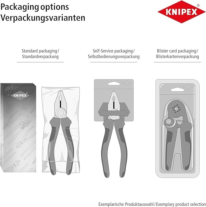 KNIPEX High Leverage Diagonal Cutter, Chrome-, 200 mm, , Chrome Steel, Piano Wire, Precision Cutting, Side Cutters, 74 06 200