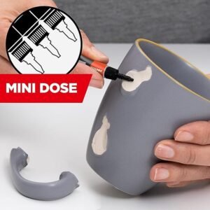 Loctite Mini Trio Power Gel, Strong Super Glue Gel for Repairs, All Purpose Adhesive for Flexible Materials, Easy to Use Clear Glue, 3 x 1g x 2