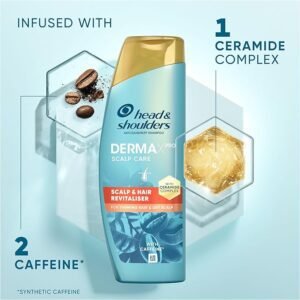 Head & Shoulders Anti-dandruff Shampoo, DermaXPRO | For Dry Scalp and Thinning Hair | 300ml (Pack of 3)